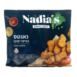 שניצל בציפוי פנקו מחלבון אפונה